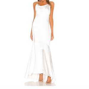 🤍 ELLIATT Revolve Aisle Dress White Gown Size Medium Bridal